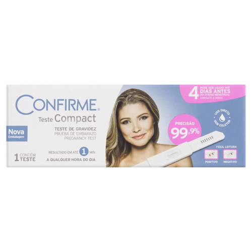 Teste de Gravidez Compact Confirme