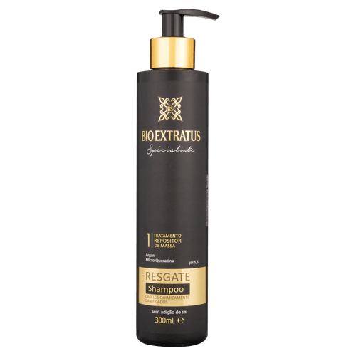 Shampoo Spécialiste Resgate para Cabelo Quimicamente Danificado 300ml Bio Extratus
