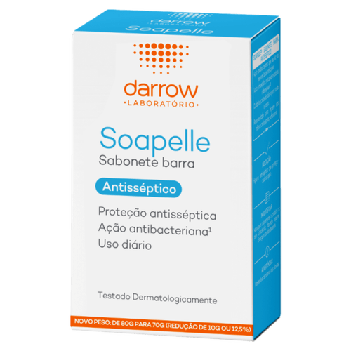 Sabonete Antisséptico Darrow Soapelle 70g Barra
