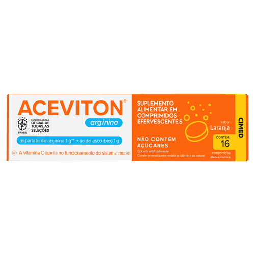 Aceviton Arginina 16 Comprimidos Eferv