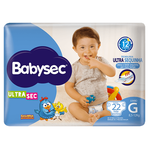 Fralda Babysec Ultra Jumbo 22 unidades G