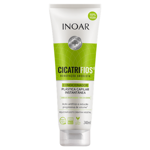 Condicionador Cicatrifios 240g Inoar – Redução de Volume e Frizz