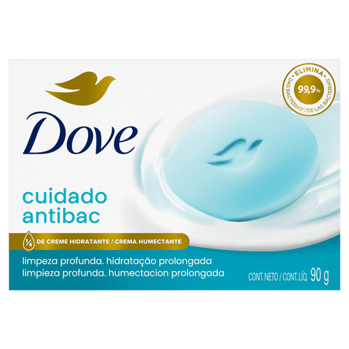 Sabonete em Barra Cuida e Protege 90g Antibacteriano Dove