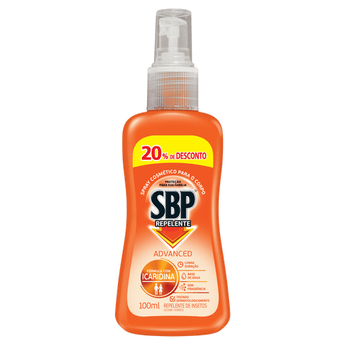 Repelente spray Advan 100 ml sem perfume SBP