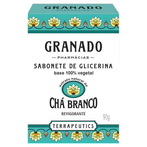 Sabonete Barra Glicerina 90g Chá Branco Granado