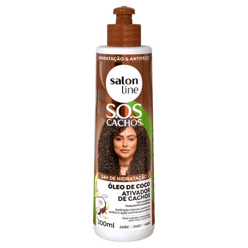 Ativador de Cachos SOS Coco 300ml Salon Line