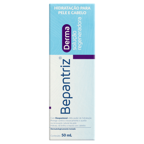 Hidratante Spray Bepantriz Derma 50ml para Pele e Cabelos