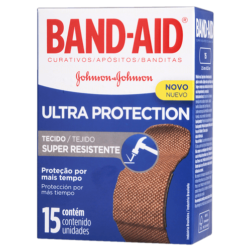 Curativo Band-Aid Ultra Protection Caixa 15 Unidades