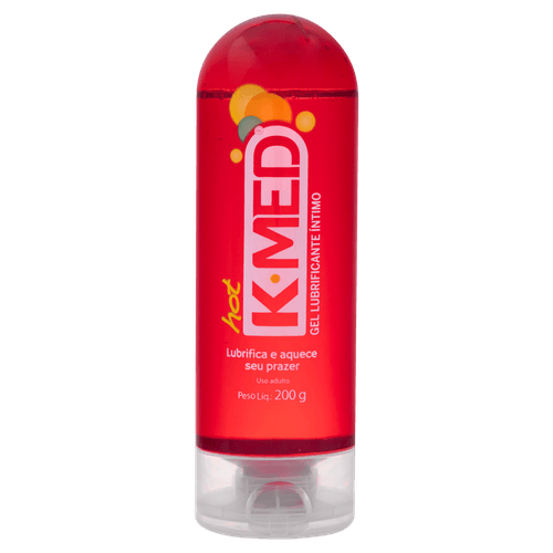 Lubrificante Íntimo Gel Hot 200g Sem Fragrância K-Med