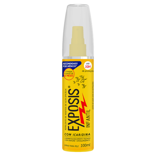 Repelente Infantil Icaridina Exposis Spray 100ml
