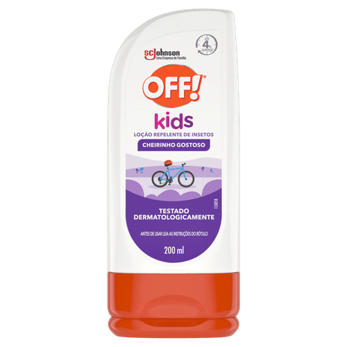 Repelente Infantil Off Loção 200ml 4 Horas de Proteção