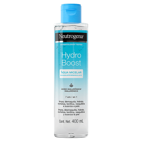 Água Micelar Demaquilante Hydro Boost Hidratante 400ml Neutrogena