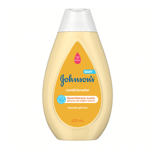 Condicionador Infantil Johnson's Baby Regular 400 ml Hipoalergênico Desembaraço Suave