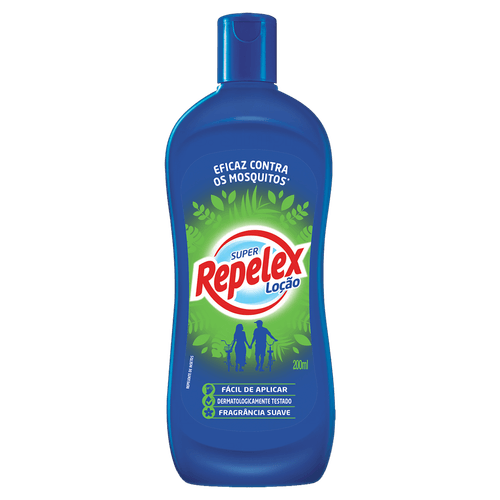 Repelente Loção Super Repelex 200ml com Fragrância