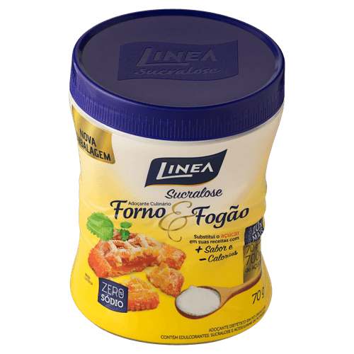 Adoçante Linea Sucralose Culinário Pote 70G - Linea