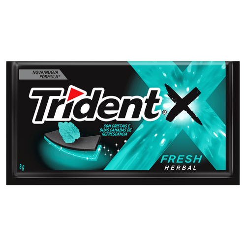 Goma De Mascar Trident Fresh Herbal 8G 5Un - Trident
