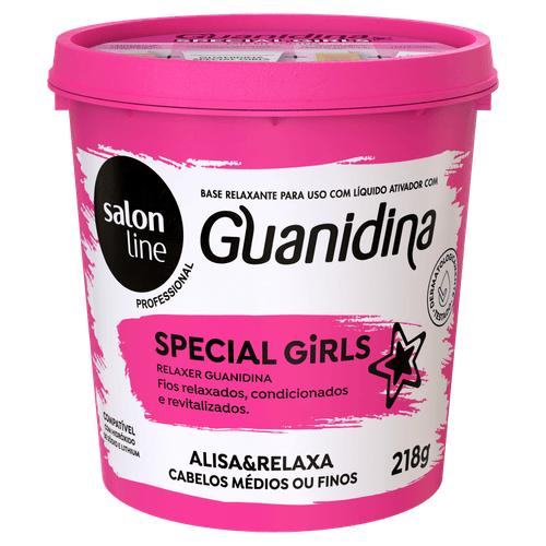 Guanidina Guani Special 218g Salon Line - Relaxante Profissional para Cacheados e Crespos