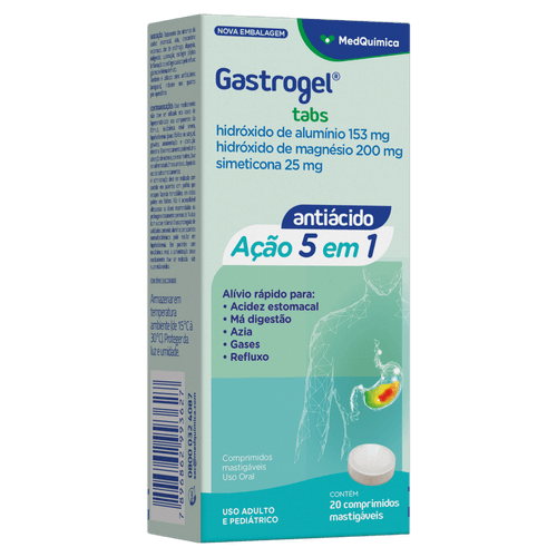 Gastrogel 20 Comprimidos