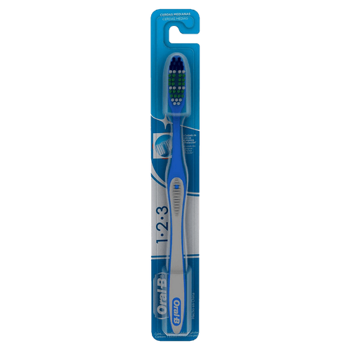 Escova De Dentes Oral B Classic Limpeza Brilhante Médio - Oral B Classic