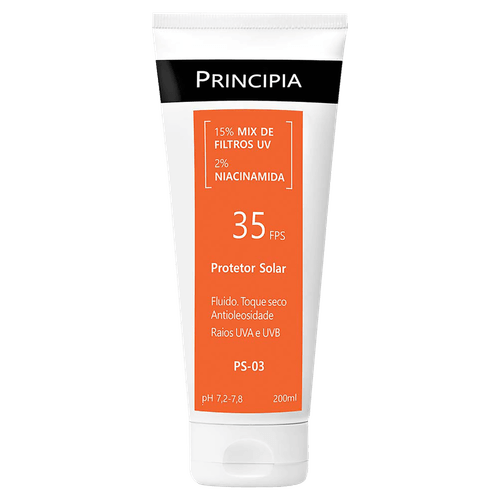 Protetor Solar Principia Fluido Antioleosidade FPS 35 PS-03 - 200ml