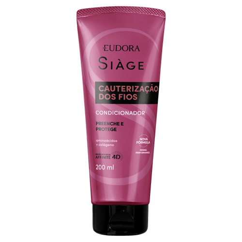 Condicionador Cauterização dos Fios 200ml Siage para cabelos danificados