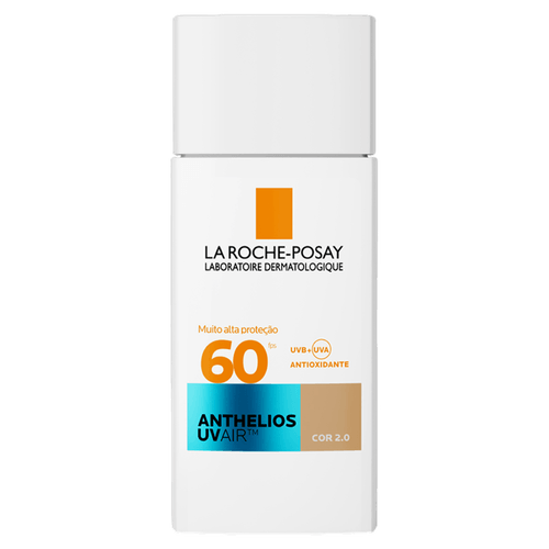 ANTHELIOS Protetor Solar Facial FPS 60 Cor Média Toque Seco UVAir 45ml