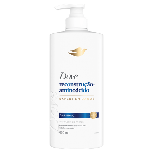 Shampoo Dove Reconstrução + Aminoácido - 600ml