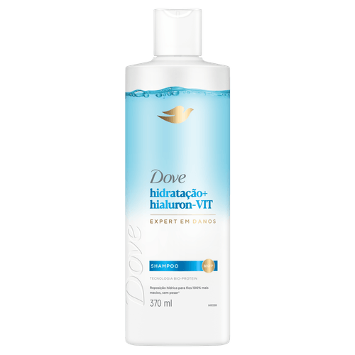 Shampoo Hidratação + Hialuron-Vit 370ml Unilever para Cabelos Ressecados