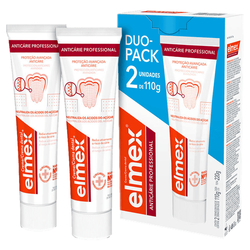 Kit Creme Dental Elmex 220g - 2 Unidades