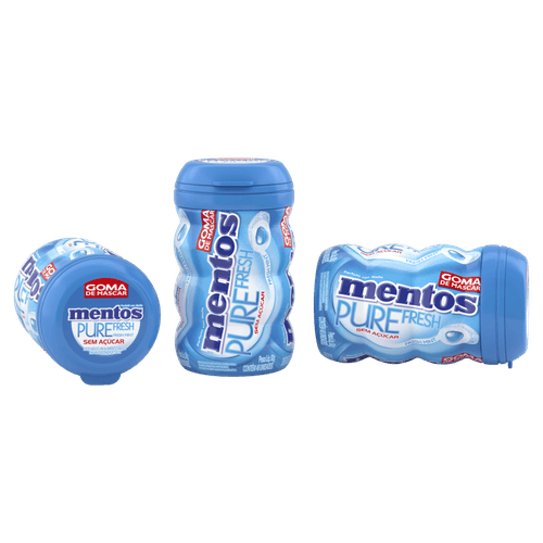 Goma de Mascar Mentos Pure Fresh 92g Sem Açúcar Perfetti