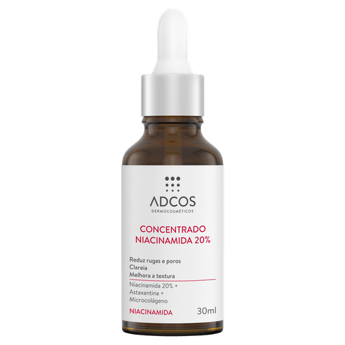 Sérum Concentrado Niacinamida 20% Âmbar 30ml Adcos