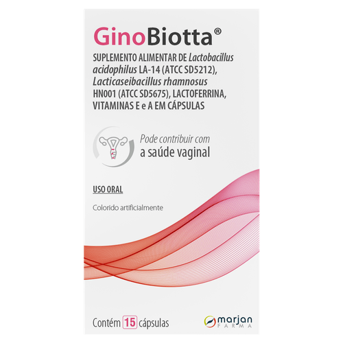 Suplemento GinoBiotta - 15 Cápsulas