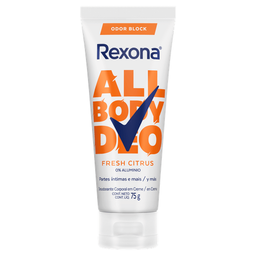 Desodorante Creme Rexona All Body Deo Fresh Citrus - 75g