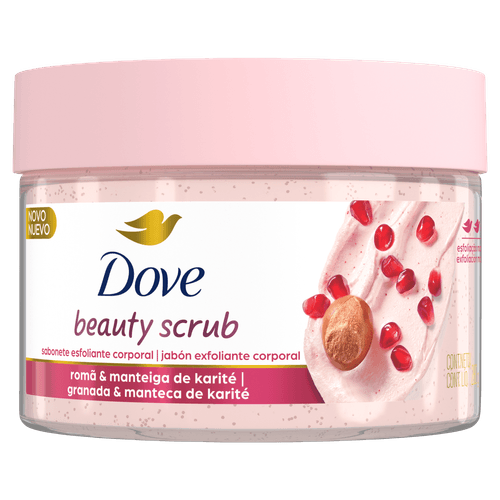 Sabonete Esfoliante Romã & Manteiga de Karité Dove Beauty Scrub - 280g