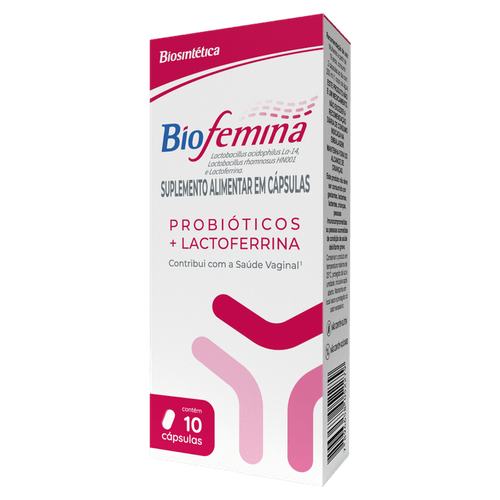 Suplemento Alimentar Bio Femina Zero Açúcar -10 Cápsulas