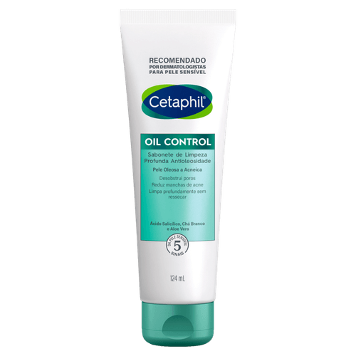 Sabonete Líquido Limpeza Profunda Antioleosidade Cetaphil 124ml