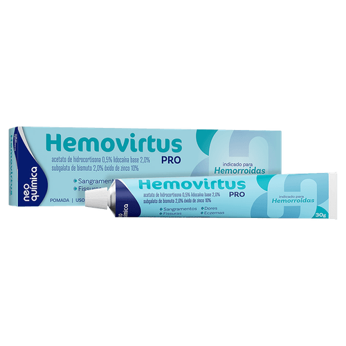 Pomada Hemovirtus PRO Hypera 30g 10 Aplicadores