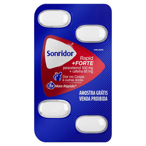 Sonridor Rapid + Forte 500mg - 4 Comprimidos