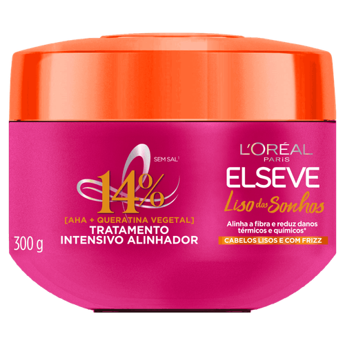 Tratamento Intensivo Alinhador L'oréal Paris Elseve Liso dos Sonhos - 300g