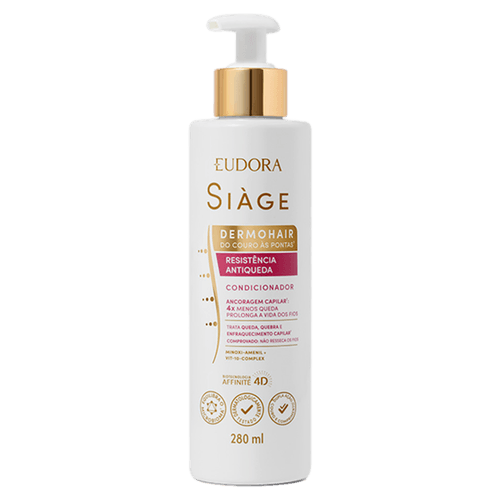 Condicionador Dermo Hair Eudora Siàge Resistência Antiqueda - 280ml