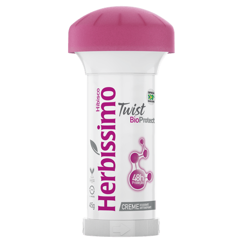 Desodorante Twist Antitranspirante Hibisco Herbíssimo - 45g