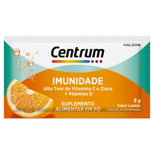 Suplemento Alimentar em Pó Laranja Centrum Imunidade 5g Pó Efervescente 1 Envelope