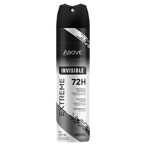 Desodorante Aerossol Above Extreme Invisible 72h-150ml