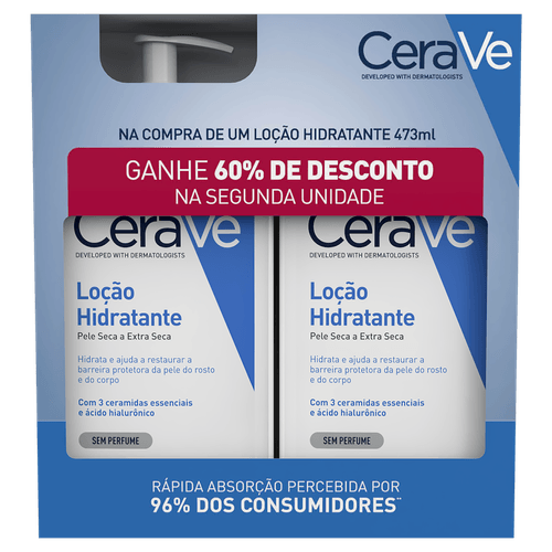 Kit Loção Hidratante Corporal CeraVe 2 unidades - 473ml cada