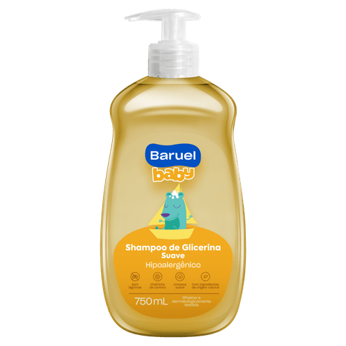 Shampoo Infantil Suave Baruel Baby  - 750ml