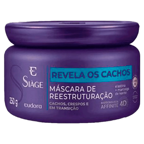 Máscara de Reestruturação Siàge Revela os Cachos - 250g