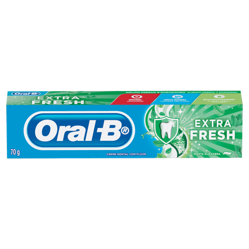Creme Dental Extra Fresh 70g Menta Oral-B