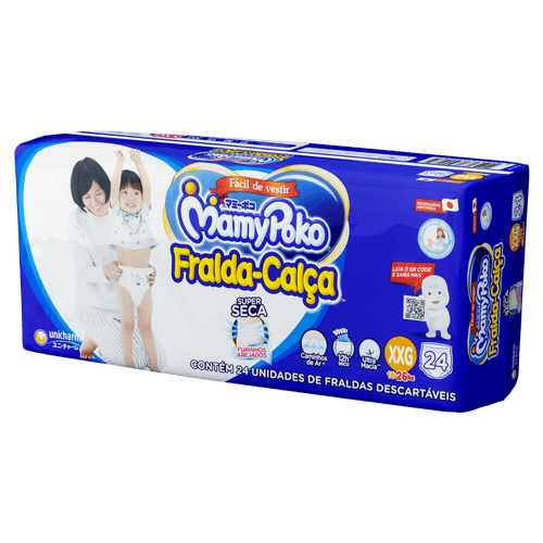 Fralda Calça Infantil Mamypoko XXG – 24 unidades
