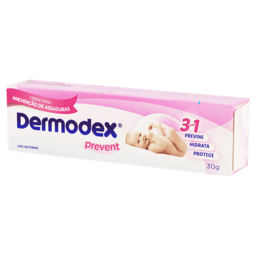 Creme para Prevenção de Assaduras Dermodex Prevent 30g - Proteção Suave para Bebê