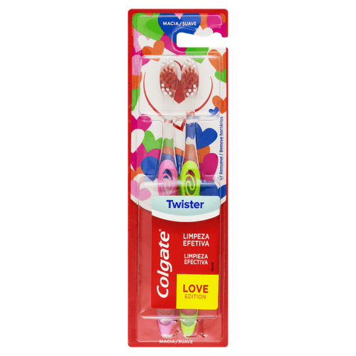 Kit Escova De Dentes Colgate Twist Mac - Leve 2 Pague 1 - Colgate Twister